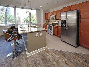- Updated Model Suite with Energy Star Stainless Steel Appliaces at Residences at 1717 Cleveland OH